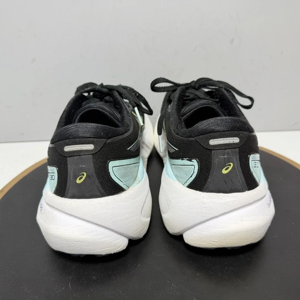 ASICS Gel-Kayano 30 Shoes Womens Size 10 Black PureGEL Running Sneakers Mesh